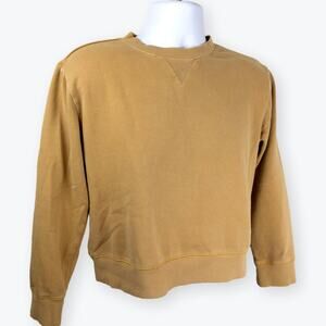 the commons Mustard Yellow Boys Crewneck Sweatshirt L